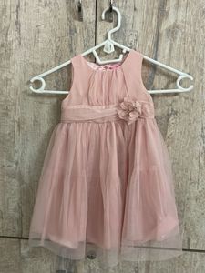 Pink Tulle Flower Girl Dress