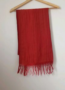 Red Cotton Salwar Dupatta Set