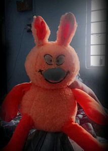 Cute Orange Plush Rabbit