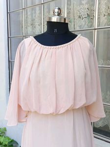 Peach Flow Dress