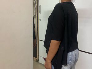 Black Plain Zip Up Crop Top
