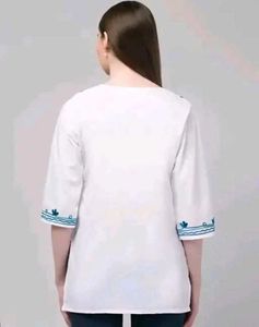 Short Embroidered Kurta