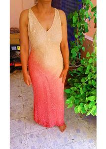 Elegant Ombre Maxi Dress