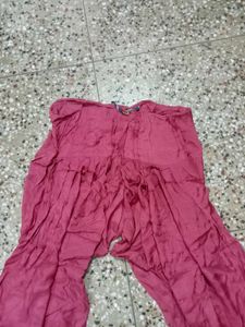 Pink Floral Kameez and Salwar set