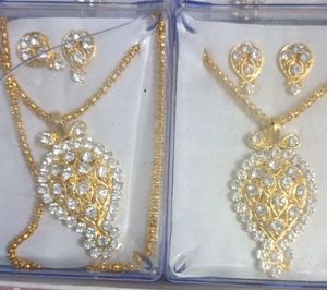 Beautiful Stone Combo Necklace Set