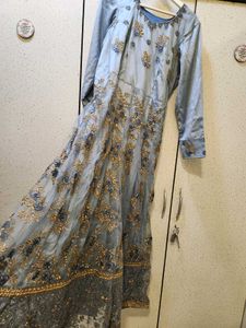 Heavily Embroidered With Golden Thread Beautiful