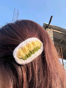 Crochet Hair Clips (selling in pair)