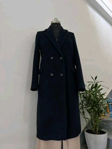 Navy Blue Long Coat
