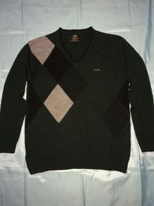 Duke Vintage Argyle Print Sweater