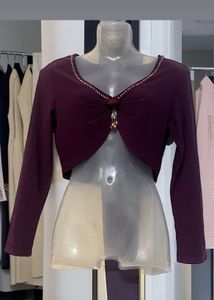 Pintrest Yk2 Embellished Bolero Jacket