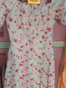 Floral Print Mini Dress