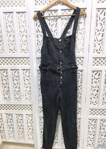 Charcoal Denim Dungaree B