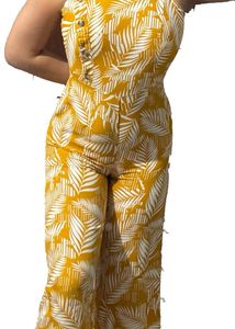 Floral Print Culotte Jumpsuit
