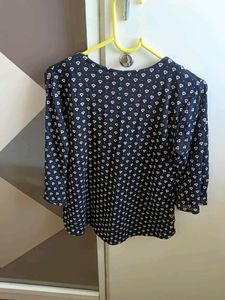 Black And White Fancy Top