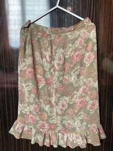 vintage-style floral Skirt