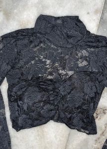 Black Lace Top