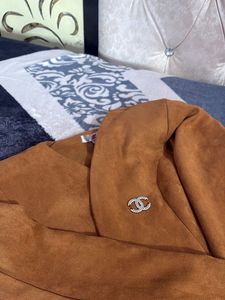 Tan Suede Feel Jacket