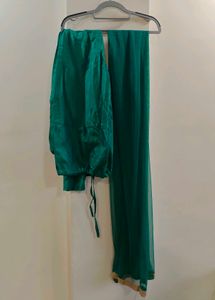 Elegant Green Anarkali Dress