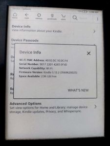 Kindle E-reader 6th gen