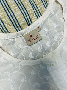 Pure Chikankari Kurti