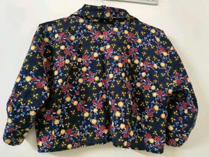 Floral Print Crop Top