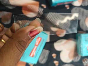 These Microscope slides are made from transparent