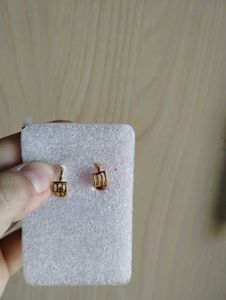 STONE GOLDEN EARRINGS 😍