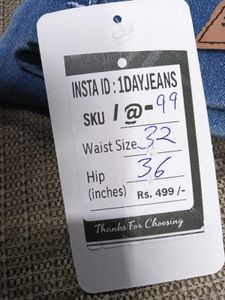 I@99 Size-32 (Sale) Latest Ladies high waist Jeans