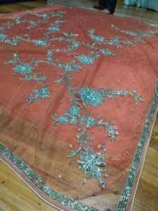 designer heavy netted(zardosi kundan cutdan diamon