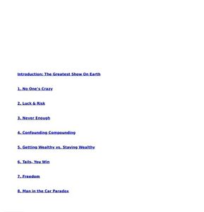 The Psychology Of Money Ebook Pdf Book