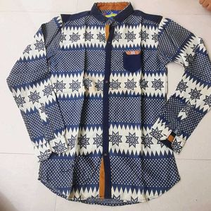 Orchid Slim Fit Patterned Shirt