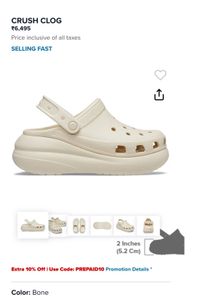 Unisex Classic Crush Crocs Cloges