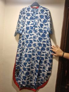Sangria Blockprint Kurta