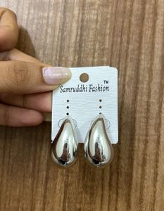 Trending Silver Drop Statement Earrings