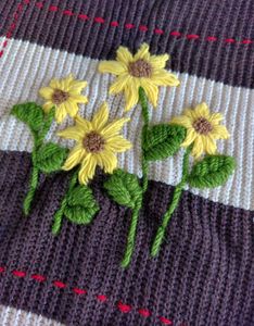 Vintage Aesthetic Embroidered Preloved Sweater