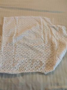 White Eyelet Top