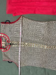 Hot Pink &amp; Gold Indian Outfit