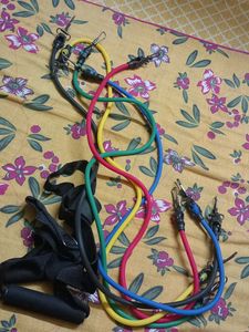 Resistance Set Tubes For Fitness Home Gym Exercise