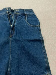 Vintage Denim Mini Skirt