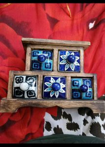Wooden / Ceramic Drawer Organizer No Coins