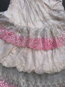 Cute Pink Embroidered Dress