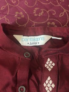 Maroon Boys Kurta