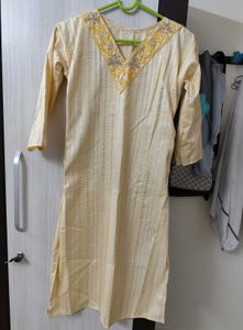 Yellow Kurti For Office Wear 💯