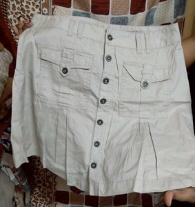 Cute Button-Down Mini Skirt