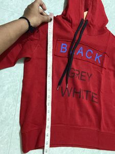 Red Full Slive Crop Top With Cap