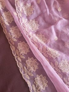 Customised Crushed Silk Suit Set Lavender💜