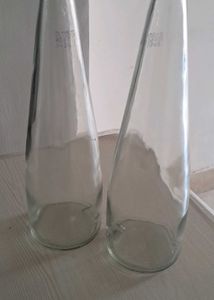 Glass Water bottle 1ltr set of 2 pc
