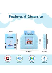 🔥New English Talking Flash Cards For Kids