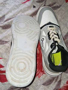 OGIY &amp; Nike Sneakers // White &amp;Grey