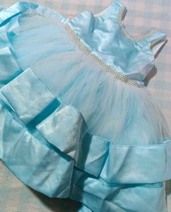 Adorable Light Blue Party Dress